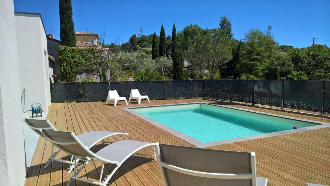 Villa Piscine Sud France Verzeille Экстерьер фото