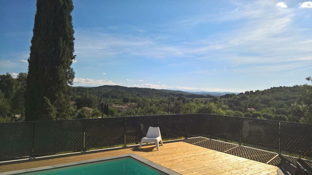 Villa Piscine Sud France Verzeille Экстерьер фото